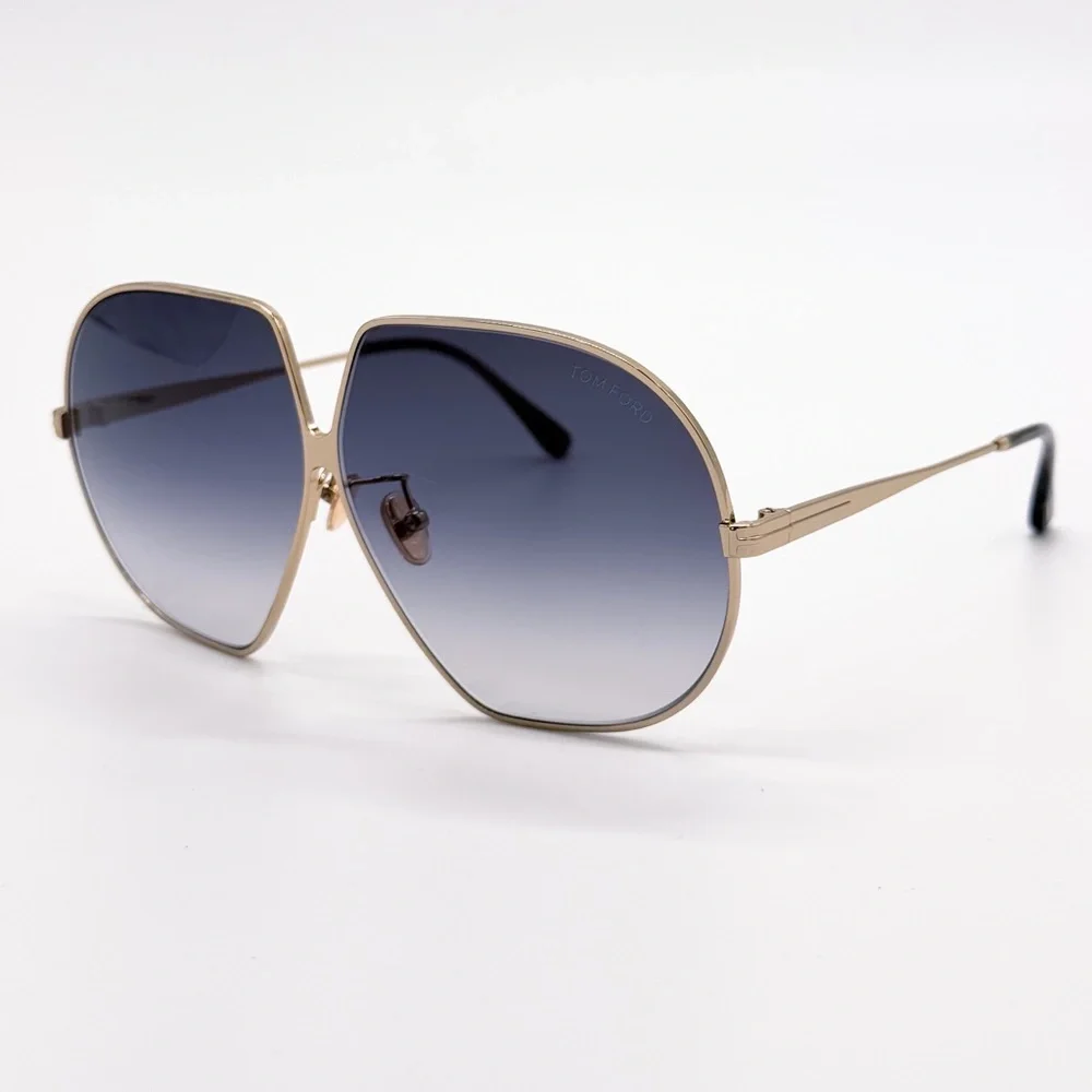 NEW TOM FORD TF785 28B GOLD OVERSIZED SUNGLASSES TARA FT0785/S TOM FORD EYEWEAR